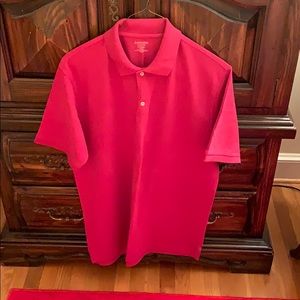 Pink St. John’s bay pink polo style shirt xlt